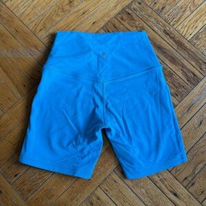 Lululemon Kayak Blue Women's Bike Shorts
